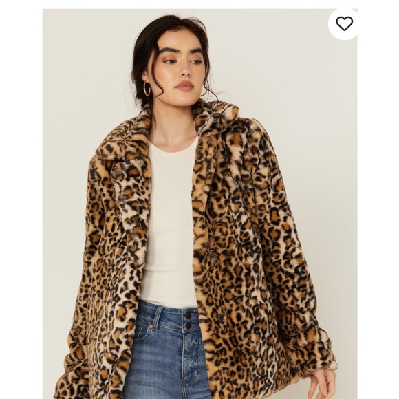 Shyanne Jackets & Blazers - Shyanne Women's Leopard Print Faux Fur Jacket